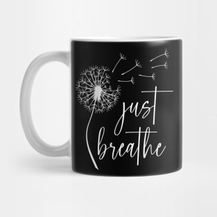 Just Breathe Dandelion Yoga Mug